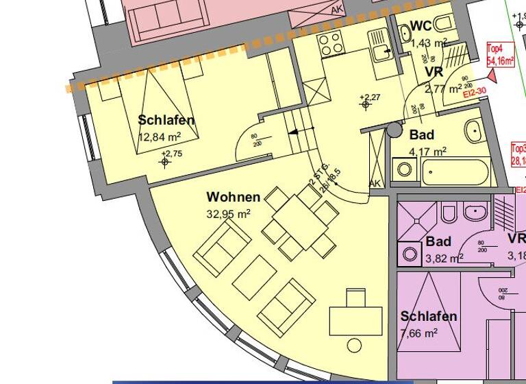 Wohnung zum Kauf 1.399.000 € 14 Zimmer 389,2 m² Grillparzerstraße 1 Lustenau Linz 4020
