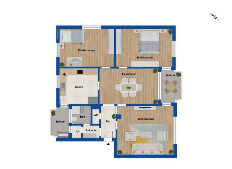 Wohnung zum Kauf 270.000 € 4 Zimmer 98 m² Süd Ludwigshafen am Rhein 67061