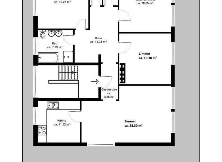 Penthouse zum Kauf 780.000 € 4 Zimmer 151 m² 3. Geschoss Alsterdorf Hamburg 22297