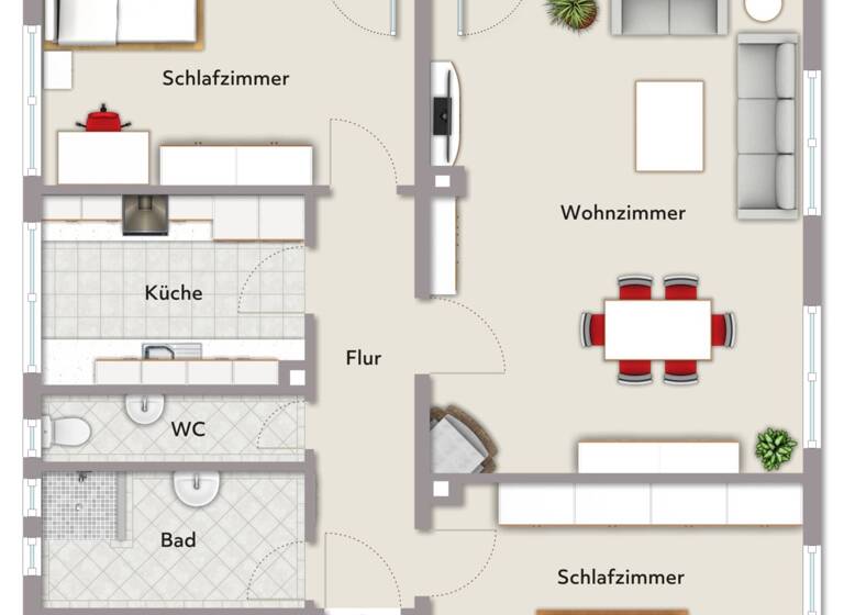 Wohnung zum Kauf 295.000 € 3 Zimmer 80 m²<br/>Wohnfläche Gaustadt Bamberg 96049