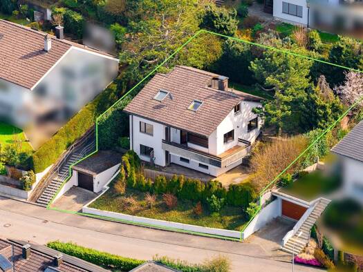 Einfamilienhaus zum Kauf 739.000 € 8 Zimmer 207 m² 698 m² Grundstück frei ab sofort Danziger Straße 14 Lörrach 79539