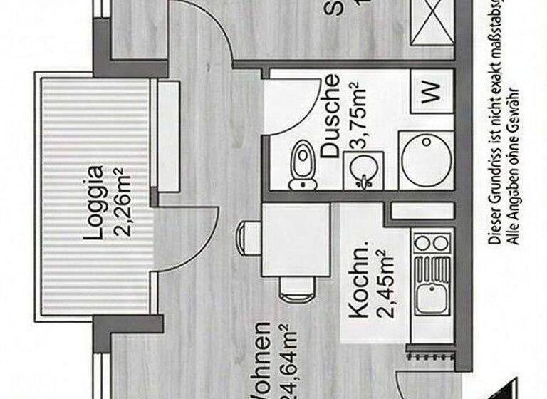 Wohnung zum Kauf provisionsfrei 210.000 € 2 Zimmer 49 m² 2. Geschoss Woerishofferstraße 12 Oberreut Karlsruhe 76189