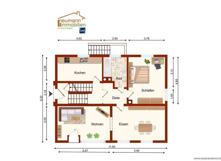 Mehrfamilienhaus zum Kauf 370.000 € 9 Zimmer 212,9 m² 532 m² Grundstück Hauptstr. 77 Bad Hönningen 53557