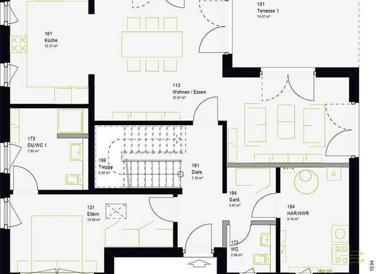 Einfamilienhaus zum Kauf - Erstbezug provisionsfrei 1.059.000 € 5 Zimmer 175 m² 530 m² Grundstück Finthen Mainz 55126
