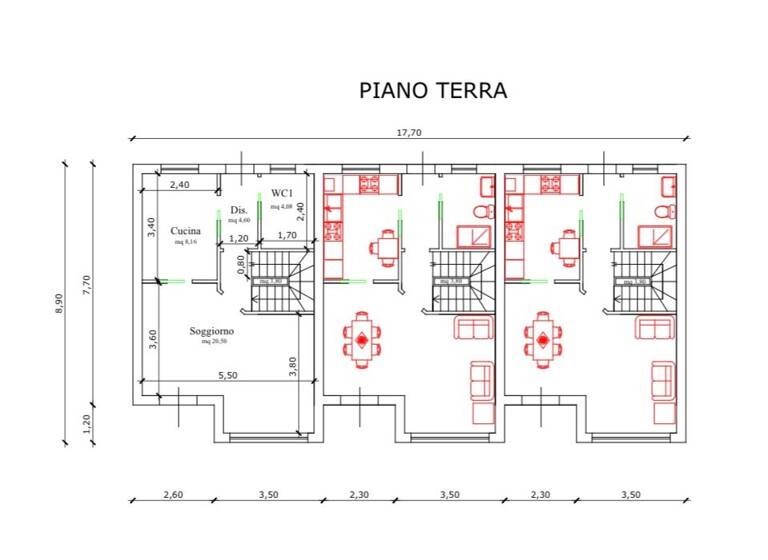 Reihenmittelhaus zum Kauf 149.000 € 3 Zimmer 90 m² 180 m² Grundstück frei ab sofort San Lucido 87038