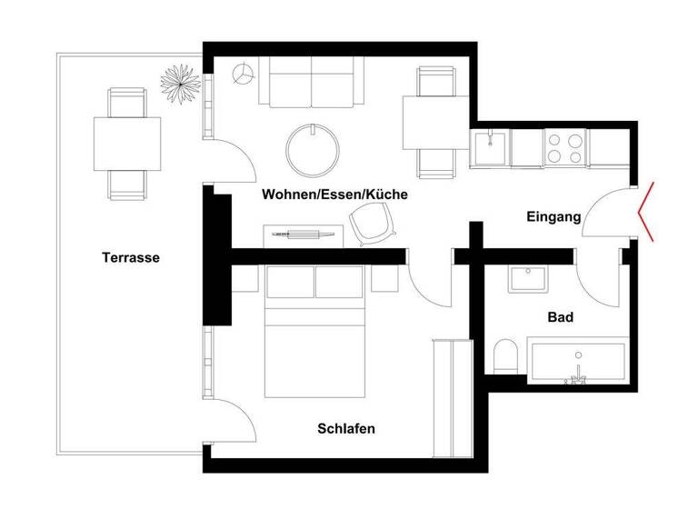 Wohnung zum Kauf 199.000 € 2 Zimmer 37 m² Ostseebad Prerow 18375