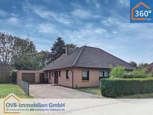 Bungalow zum Kauf 249.000 € 5 Zimmer 135,9 m² 814 m² Grundstück Pewsum Krummhörn 26736