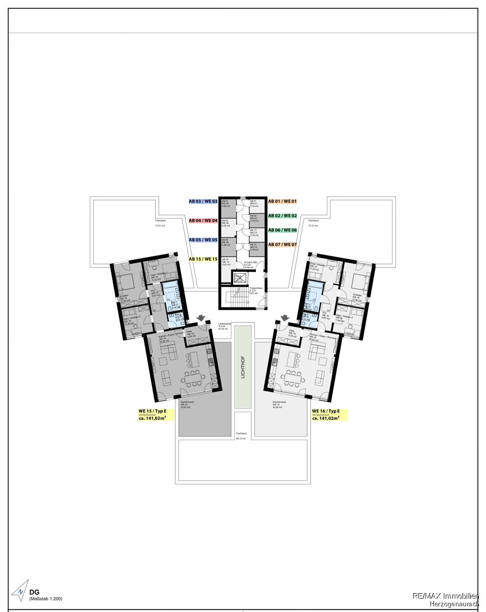 Penthouse zum Kauf provisionsfrei 425.000 € 2 Zimmer 78,8 m²<br/>Wohnfläche EG<br/>Geschoss ab sofort<br/>Verfügbarkeit Ipsheim Ipsheim 91472