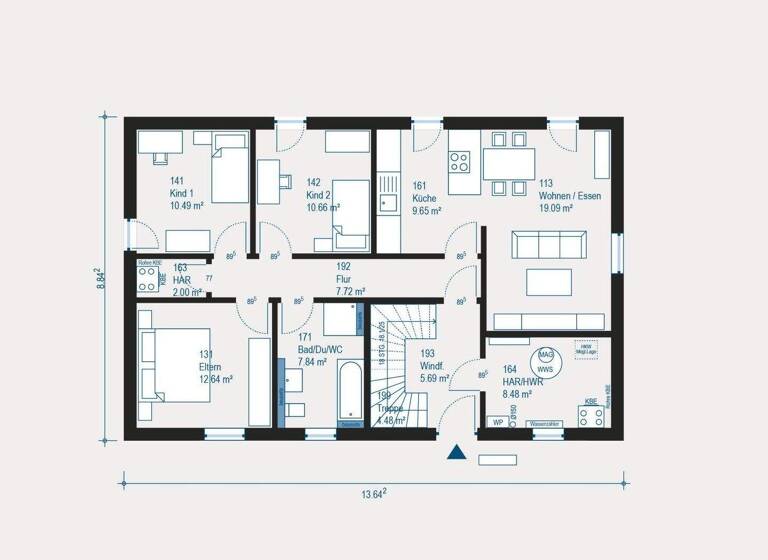 Einfamilienhaus zum Kauf 389.900 € 6 Zimmer 193 m² 551,3 m² Grundstück Würmersheim Durmersheim 76448