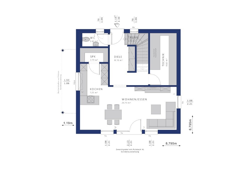 Einfamilienhaus zum Kauf 312.320 € 4 Zimmer 125 m²<br/>Wohnfläche 1.800 m²<br/>Grundstück Schwallungen Schwallungen 98590