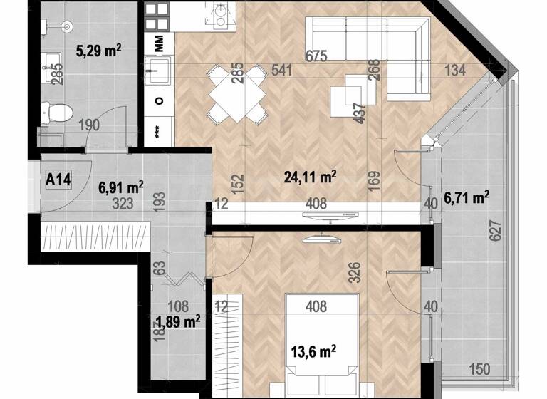 Studio zum Kauf 200.000 € 2 Zimmer 76,9 m² Sofia