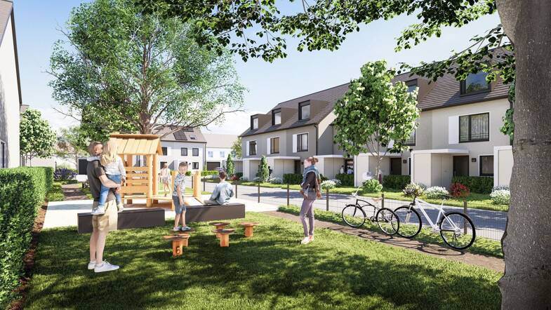 Reihenmittelhaus zum Kauf - Neubau provisionsfrei 384.990 € 5 Zimmer 145 m² 187,1 m² Grundstück Nettelbuschweg 23 Hassel Gelsenkirchen 45896