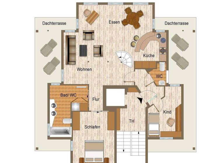 Penthouse zum Kauf 395.000 € 3 Zimmer 123 m² 4. Geschoss frei ab sofort Schwäbisch Hall 74523