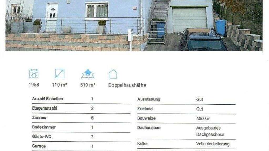 Doppelhaushälfte zum Kauf provisionsfrei 430.000 € 5 Zimmer 110 m² 519 m² Grundstück Unterkochen Aalen Unterkochen 73432