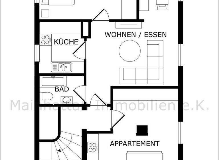 Einfamilienhaus zum Kauf 1.100.000 € 9 Zimmer 271 m² 470 m² Grundstück Niederrad Frankfurt am Main 60528