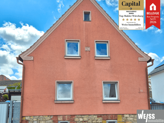 Einfamilienhaus zur Miete 880 € 3 Zimmer 72 m² 90 m² Grundstück Waldbüttelbrunn 97297