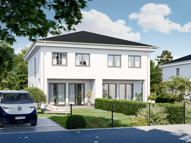 Doppelhaushälfte zum Kauf - Erstbezug 530.000 € 4 Zimmer 120 m² 261 m² Grundstück Beelitz 14547