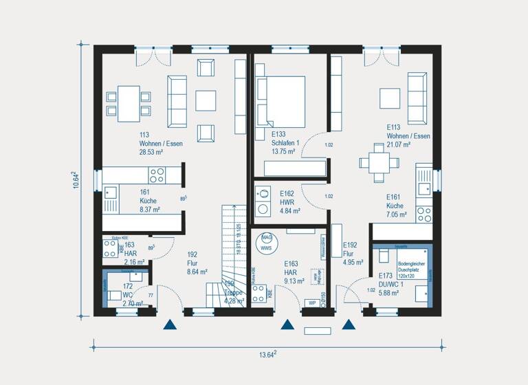 Mehrfamilienhaus zum Kauf 773.589 € 9 Zimmer 237,4 m² 634 m² Grundstück Sterkrade-Nord Oberhausen 46147