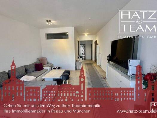 Wohnung zur Miete 830 € 2 Zimmer 80,7 m² 2. Geschoss Innstadt Passau 94032