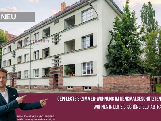 Wohnung zum Kauf 119.900 € 3 Zimmer 61,6 m² EG Löbauer Straße 20 WE01 Schönefeld-Ost Leipzig / Schönefeld-Abtnaundorf 04347