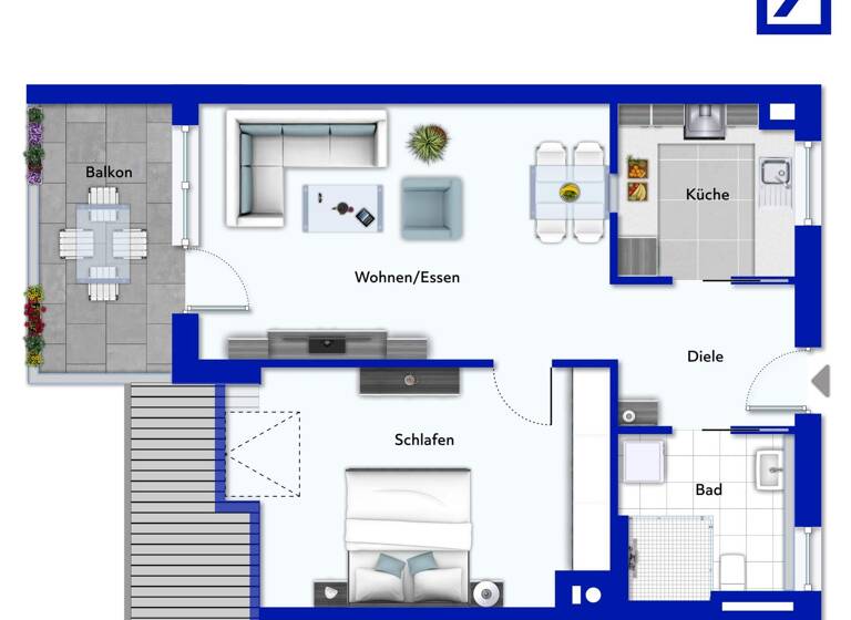 Wohnung zum Kauf 185.000 € 2 Zimmer 58,6 m² Ay Senden 89250