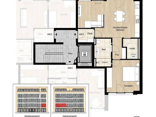 Wohnung zum Kauf - Neubau provisionsfrei als Kapitalanlage geeignet 548.000 € 2 Zimmer 69,4 m² Claszeile 69 Zehlendorf Berlin 14165