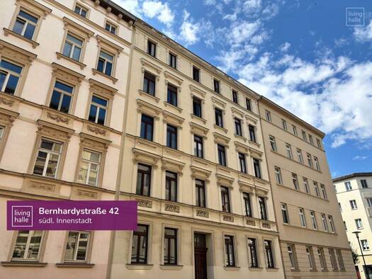 Wohnung zur Miete 380 € 2 Zimmer 42,4 m² EG frei ab 01.05.2026 Bernhardystraße 42 Innenstadt Halle 06110