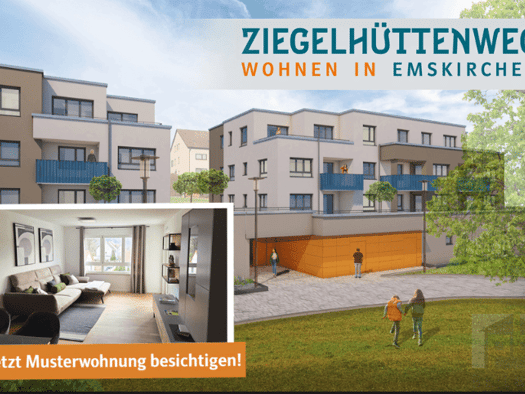 Wohnung zum Kauf - Erstbezug provisionsfrei 3 Zimmer 91,9 m² EG Ziegelhüttenweg 14 Emskirchen 91448
