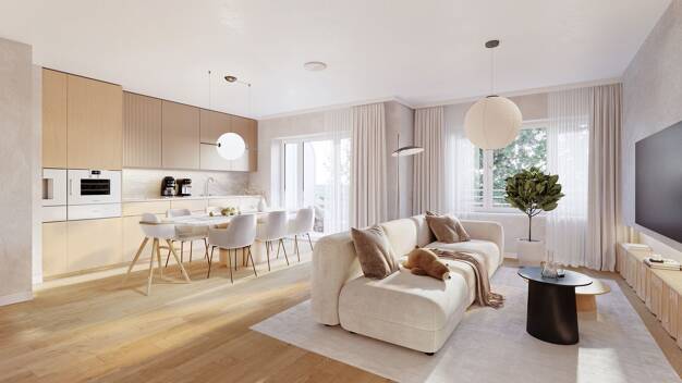 Wohnung zum Kauf - Neubau provisionsfrei 311.000 € 1 Zimmer 41,5 m² 2. Geschoss Liebermannstraße 70 Weißensee Berlin 13088