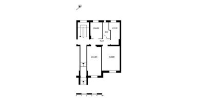 Wohnung zur Miete 640 € 2,5 Zimmer 57,1 m² frei ab 07.12.2024 Nürnberger Straße 21 Regensburger Straße Bremen 28215