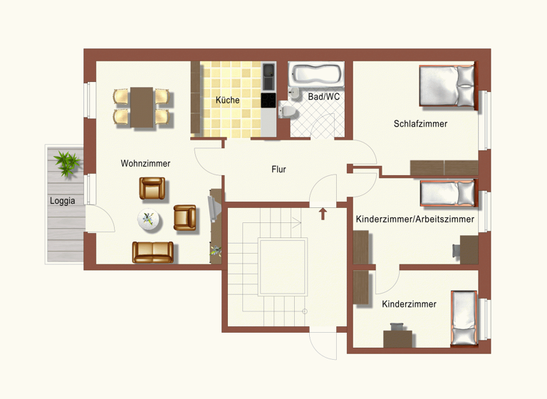 Wohnung zur Miete 453 € 4 Zimmer 66,6 m² 4. Geschoss frei ab 15.04.2026 Theodor-Fontane-Straße 12 Lübben Lübben (Spreewald) 15907
