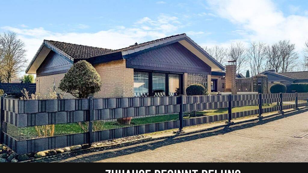 Gepflegter Bungalow mit Teilkeller, Garage & überdachter Terrasse in Stade
