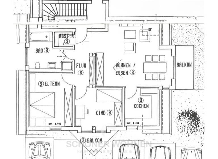 Wohnung zum Kauf 248.000 € 3 Zimmer 74,8 m² Serrig 54455