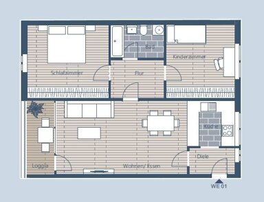 Wohnung zum Kauf provisionsfrei 259.700 € 3 Zimmer 78,9 m² 1. Geschoss Lindenau Leipzig 04177