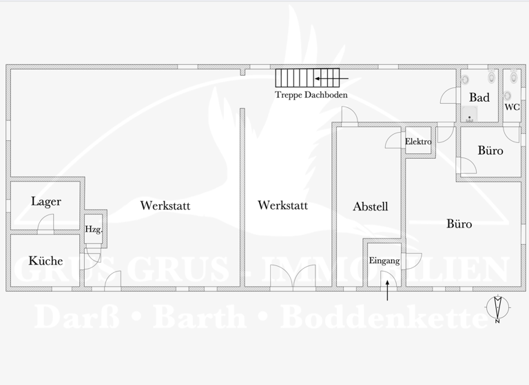 Haus zum Kauf 119.000 € 5,5 Zimmer 640 m² 1.154 m² Grundstück frei ab sofort Bartelshagen II Bartelshagen  18317