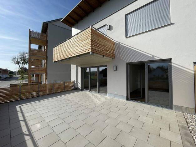 Terrassenwohnung zur Miete 1.155 € 3 Zimmer 104,8 m² 1. Geschoss frei ab sofort Raiffeisenstraße 2b Bonbruck Bodenkirchen 84155