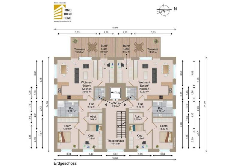 Mehrfamilienhaus zum Kauf 1.997.000 € 16 Zimmer 517 m² 950 m² Grundstück Alt-Georgsmarienhütte Georgsmarienhütte 49124