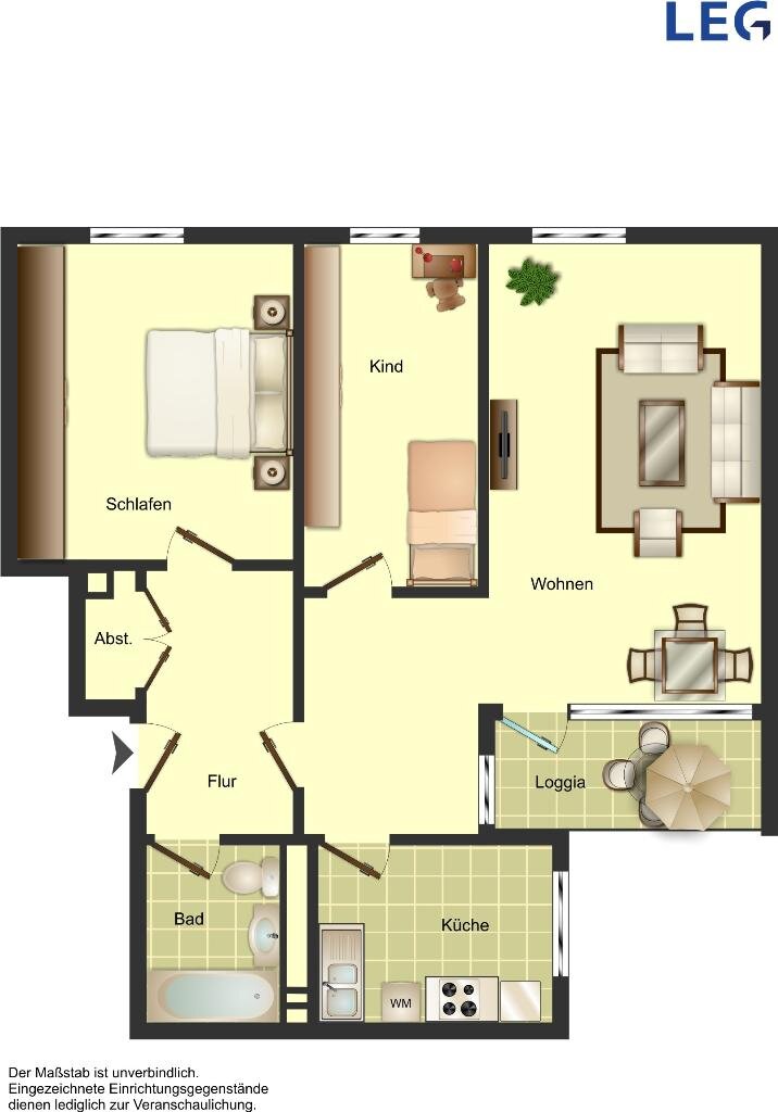 Wohnung zur Miete 759 € 3 Zimmer 74 m²<br/>Wohnfläche 2.<br/>Geschoss 01.01.2025<br/>Verfügbarkeit Berliner Ring 28 Berliner Viertel Monheim 40789