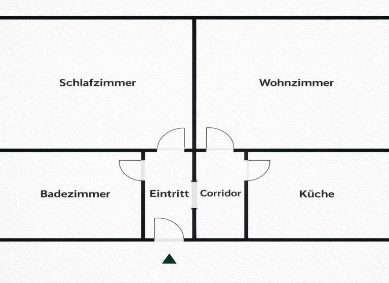 Wohnung zur Miete 1.100 € 2 Zimmer 62 m² 1. Geschoss Zehlendorf Berlin 14165