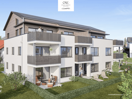 Wohnung zum Kauf - Erstbezug provisionsfrei 514.500 € 3,5 Zimmer 79,7 m² 1. Geschoss Eriskirch 88097