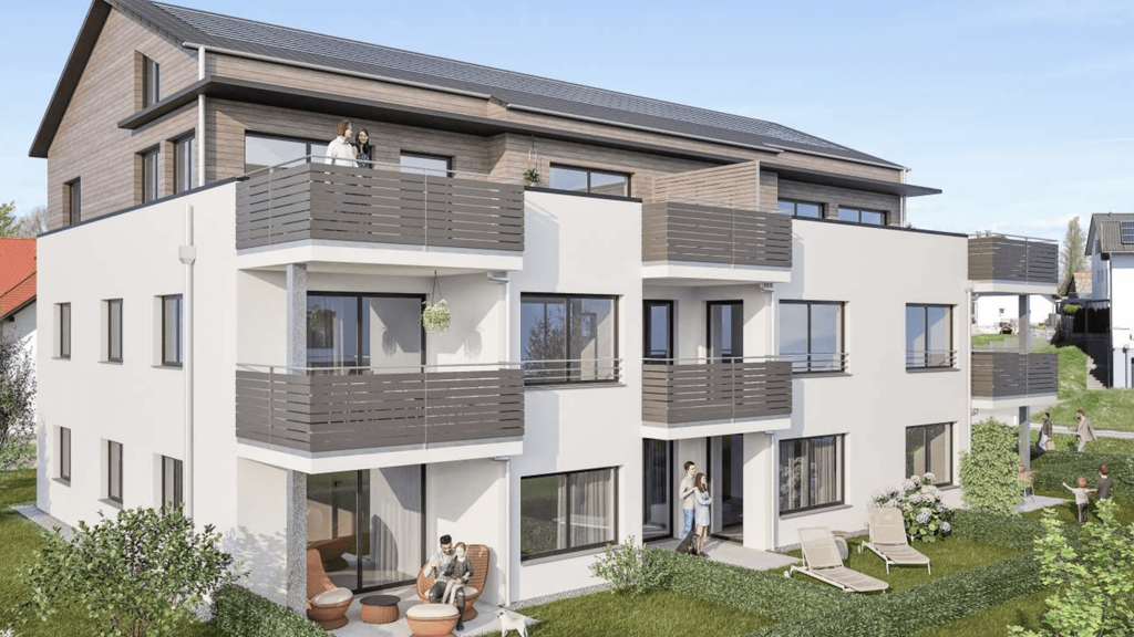 Wohnung zum Kauf - Erstbezug provisionsfrei 514.500 € 3,5 Zimmer 79,7 m² 1. Geschoss Eriskirch 88097