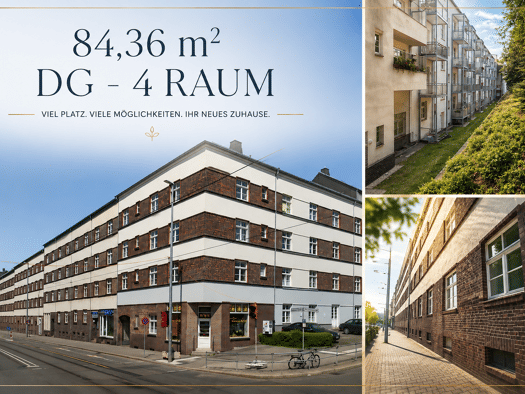 Wohnung zur Miete 465 € 4 Zimmer 84,4 m² frei ab 01.11.2026 Bernsdorfer Straße 89 Bernsdorf Bernsdorf 09126