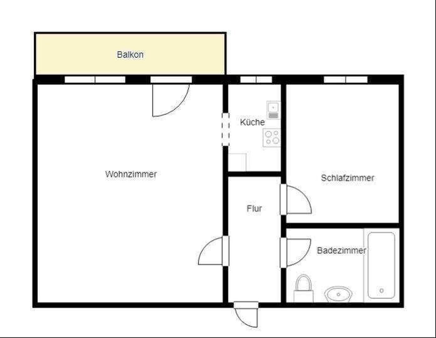 Wohnung zum Kauf provisionsfrei 62.500 € 2 Zimmer 45 m²<br/>Wohnfläche 3.<br/>Geschoss Bernsdorf 423 Chemnitz, Bernsdorf 09126