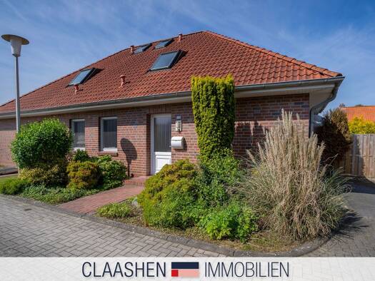 Doppelhaushälfte zur Miete 945 € 4 Zimmer 97 m² 239 m² Grundstück frei ab sofort Hage Hage 26524