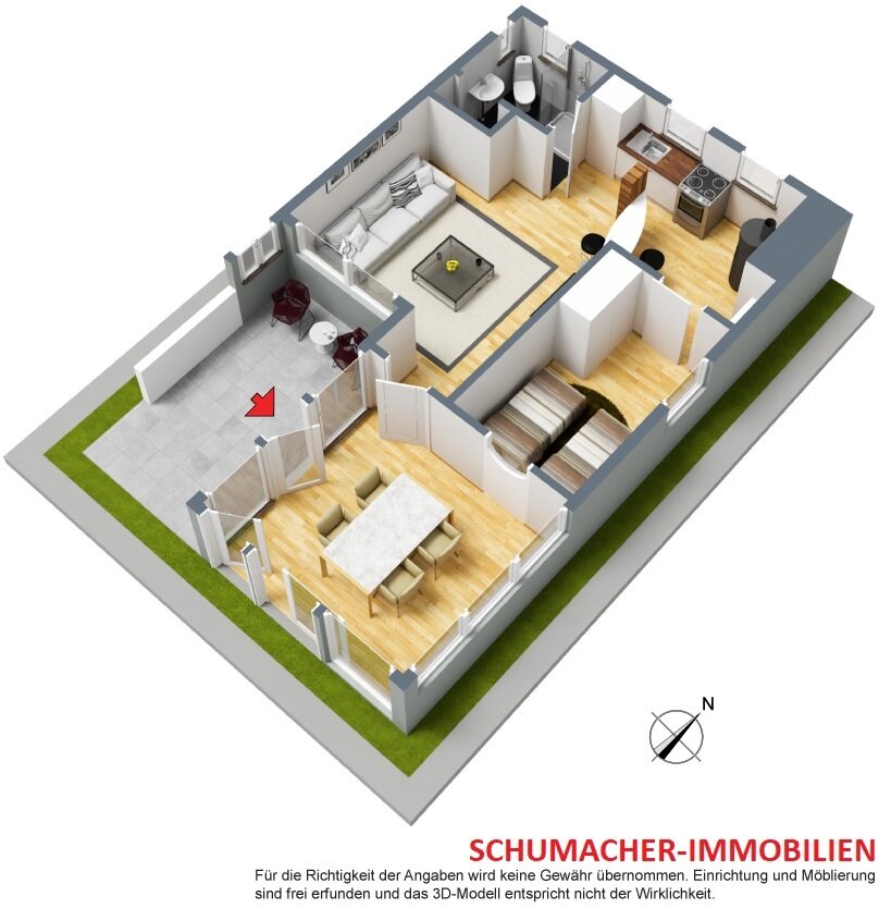 Bungalow zum Kauf 62.000 € 2 Zimmer 42 m²<br/>Wohnfläche 330 m²<br/>Grundstück Pütnitz Ribnitz-Damgarten / Pütnitz 18311