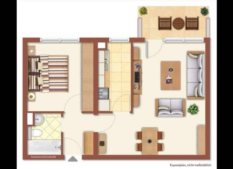 Wohnung zum Kauf 219.000 € 2 Zimmer 53 m² frei ab 01.04.2026 Bruchsal 76646
