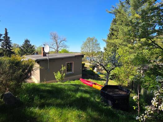 Bungalow zur Miete 60 € 3 Zimmer 45 m² 489 m² Grundstück frei ab sofort Havelblick 14 Grütz Rathenow 14712