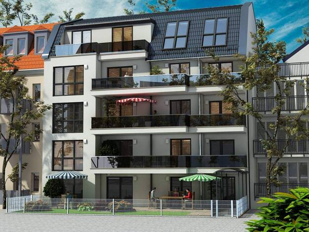 Penthouse zum Kauf - Neubau provisionsfrei 672.000 € 3 Zimmer 96 m² 4. Geschoss Augustenstraße 14 Bleiweiß Nürnberg 90461