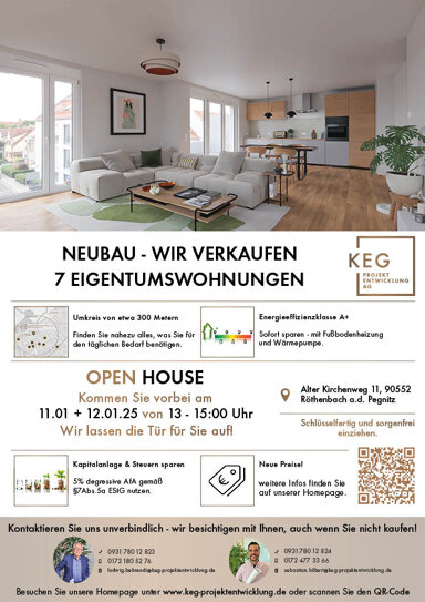 Wohnung zum Kauf provisionsfrei 703.680 € 4 Zimmer 117 m² EG frei ab sofort Alter Kirchenweg 11 Röthenbach Röthenbach an der Pegnitz 90552