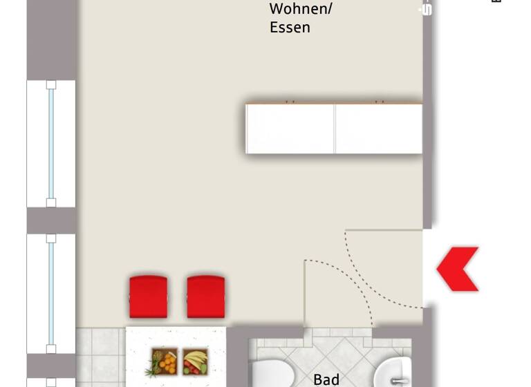 Wohnung zum Kauf 140.000 € 1 Zimmer 31,4 m²<br/>Wohnfläche Innenstadt Fürth 90762